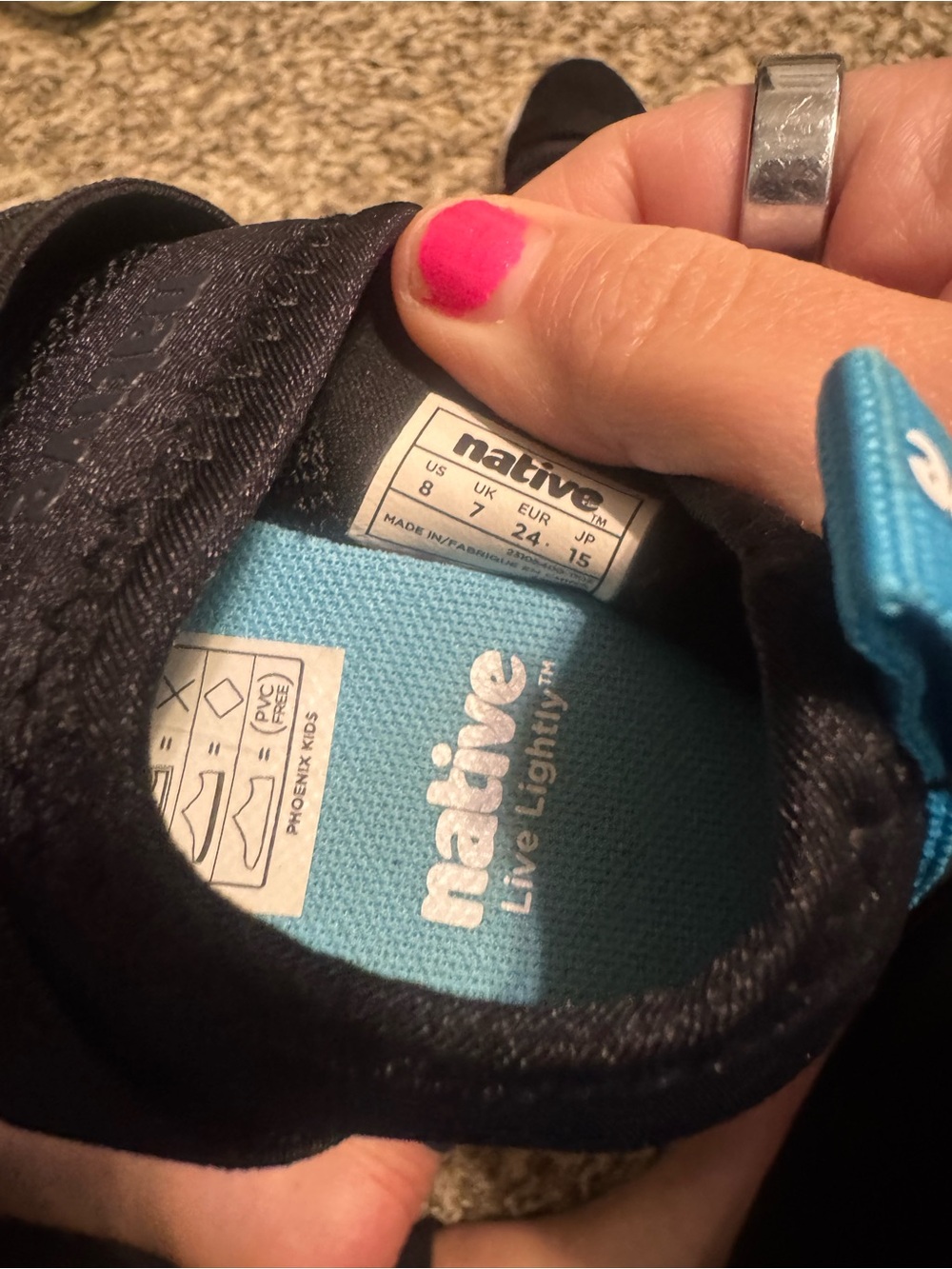 Toddler native tennis shoes
